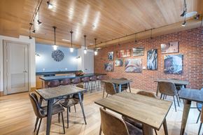 Melrose apartment for rent - Clubhouse Dining at Windsor Radio Factory, Melrose, MA, 02176