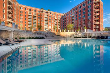 Pool with sundeck