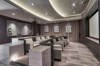 Amenities-private movie screening room
