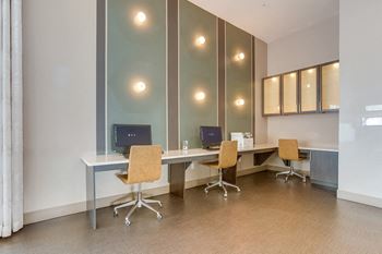Amenities-resident business center with wi-fi, printing, fax, and scanner