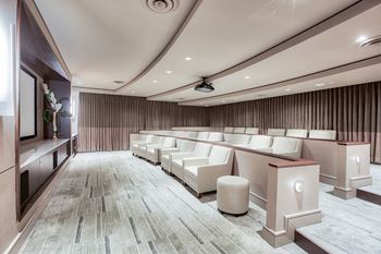 Amenities-private movie theater with stadium seating