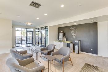 Amenities-coffee bar in wi-fi lounge