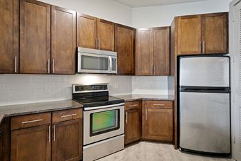 Gourmet kitchens with updated fixtures