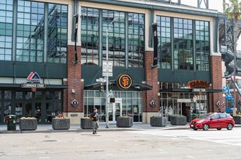 Nearby shopping area