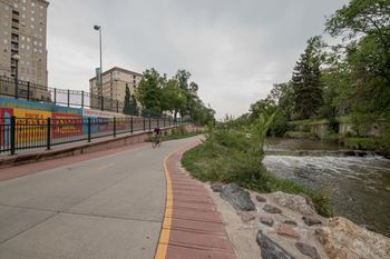 Neighborhood-biking and running trail