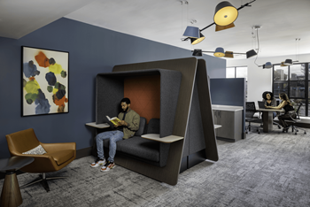 Remote work-inspired lounges