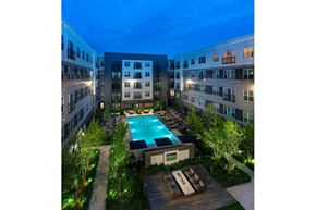 Medford apartment for rent - Aerial View Of Pool at Windsor Mystic River, Medford, 02155