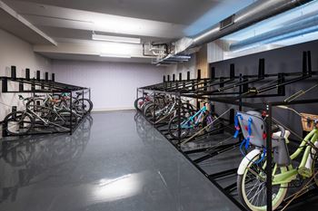 Bike storage area
