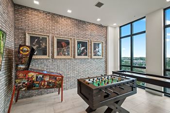 Game room at windsor ludlam trail in miami, fl.