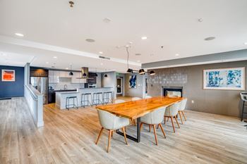 Community sky lounge with full kitchen