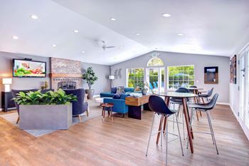 Clubroom with sitting area