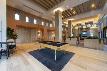 Clubroom with games