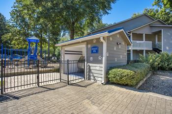 Expansive dog park and dog spa