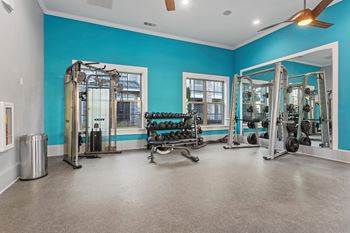 A fitness space that supports your strength routine