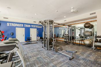 Fully equipped fitness center