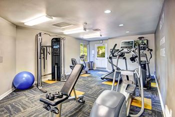 Fully outfitted fitness center