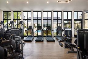 Plano apartment for rent - Fitness Center with cardio machines at Windsor West Plano Apartments, Plano , Texas