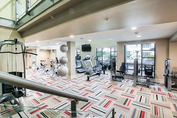 Amenities-2 story fitness center