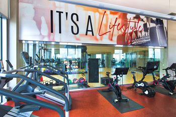2,800 Sq. Ft. Fitness center and yoga studio