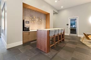 Dallas apartment for rent - Coffee bar in our beautifully designed lobby at Glass House by Windsor, Dallas, TX