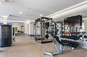 Atlanta apartment for rent - Fitness center featuring cardio equipment