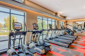 Atlanta apartment for rent - Fitness center featuring cardio equipment