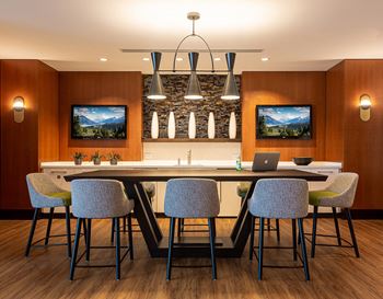Clubhouse lounge