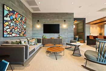 Clubroom with comfortable seating