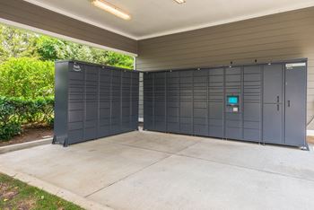 Package acceptance services with onsite amazon lockers