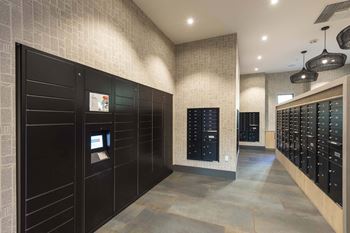 Package lockers and storage