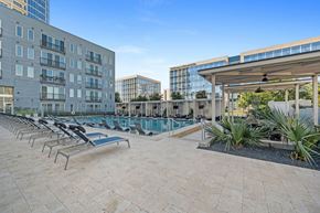 Plano apartment for rent - Pool at Windsor West Metro, 8055 Windrose Ave Plano, TX