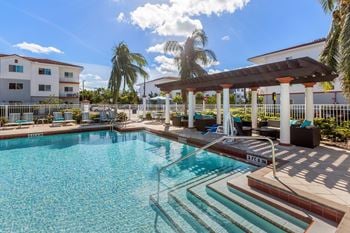 Resort style pool at windsor biscayne shores