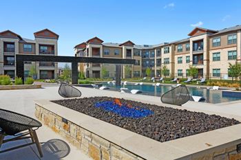 Resort style pool at windsor lakeyard district