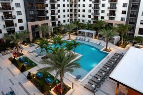 Doral apartment for rent - Aerial View Of Pool at Centrico by Windsor, Doral, Florida