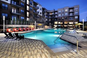 Atlanta apartment for rent - Twilight Pool at Stadium Walk By Windsor, Atlanta