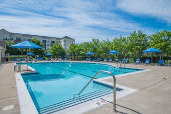 Resort style pool and sundeck