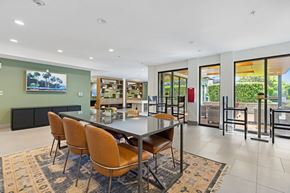 Seattle apartment for rent - Resident Lounge Dining Area at Windsor Ballard, 5555 14th Avenue NW, Seattle, WA 98107