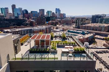 Rooftop deck with unbeatable views of downtown denver
