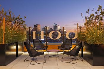 Rooftop deck with unbeatable views of downtown denver