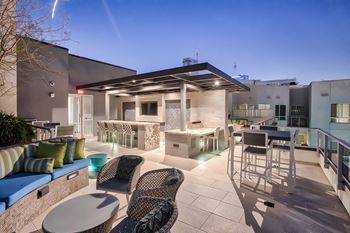 Rooftop lounge
