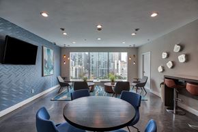 Los Angeles apartment for rent - Sky Lounge with WiFi and Flat-Screen TV at Renaissance Tower, 501 W. Olympic Boulevard, CA