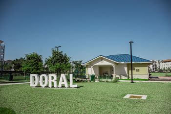 Direct access to doral white course park offering pet parks, playgrounds, event spaces and more
