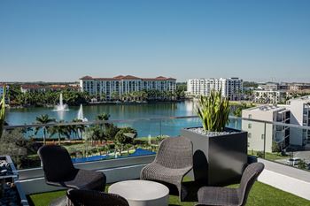 Rooftop sky lounge