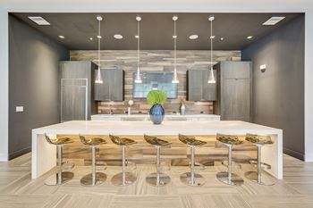 Chef demonstration kitchen