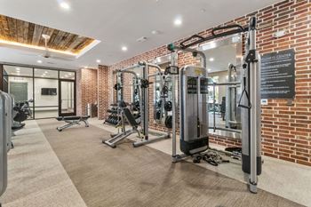 State-of-the-art fitness center with technogym equipment