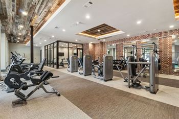 State-of-the-art fitness center with technogym equipment