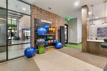 State-of-the-art fitness center with technogym equipment
