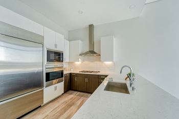 Gourmet kitchens featuring stainless steal appliances