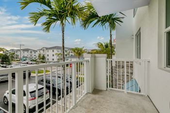 Private balcony