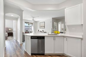 Orange apartment for rent - Elegant kitchen at Windsor Main Place, Orange, California